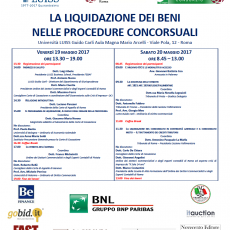 Convegno sulla liquidazione dei beni nelle procedure concorsuali